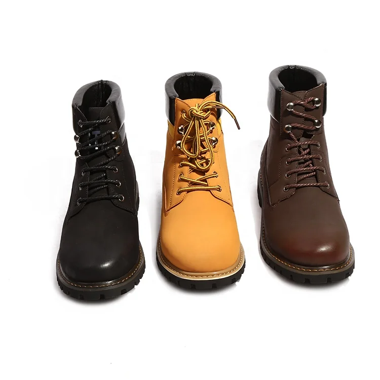 
Hot sale classic design multi-colored protect hiking man leather ankle boots 