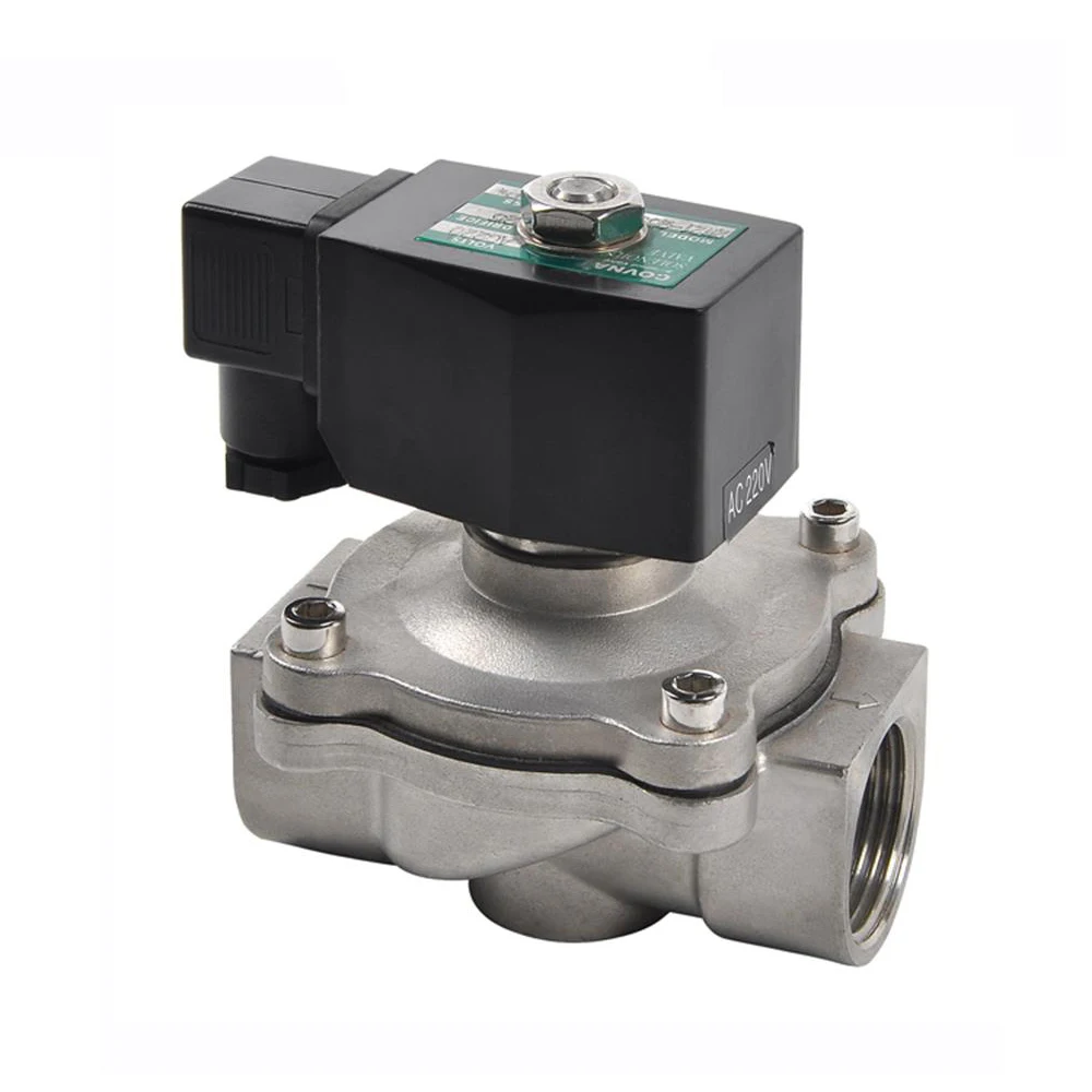 COVNA Solenoid Valve Manufacturer 2 Way 12V 24V Electric Air Water Solenoid Valve