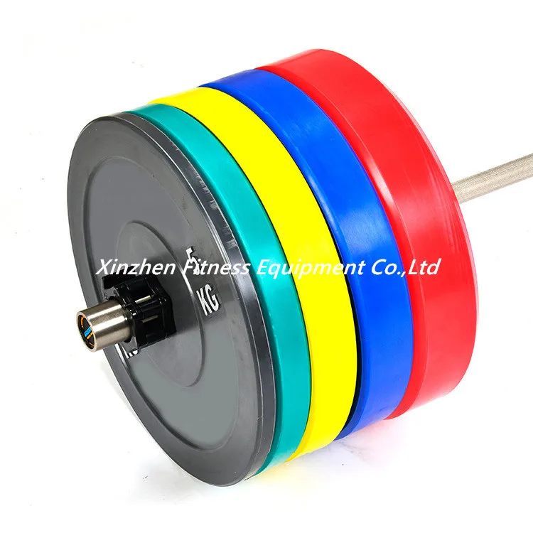 Factory Price Color Competitive Rubber Bumper Weight lifting Plate for Body Fitness