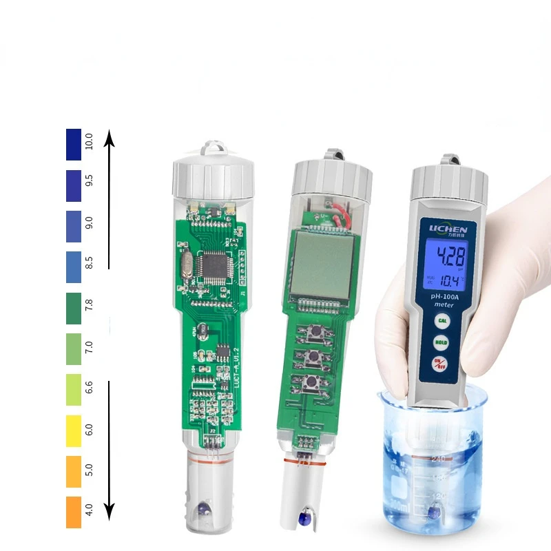 PH meter high precision LCD display PH test pen fish tank aquarium PH pen water quality test pen