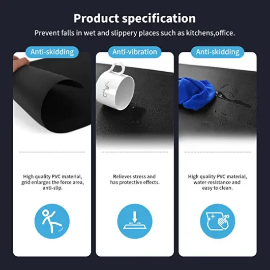 Waterproof Indoor Foot Mat Kitchen Mat Set Of 2 Anti Fatigue Comfort Kitchen Rug Floor Mats