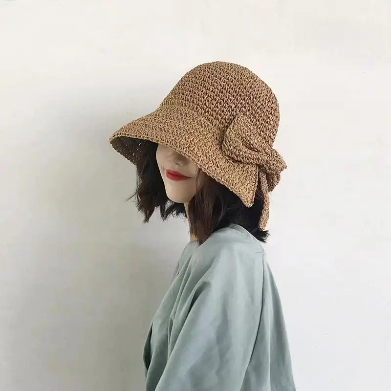 Summer Sun Protection Hat Shade Beach Big Brim Ladies Beach Hat Straw Hat