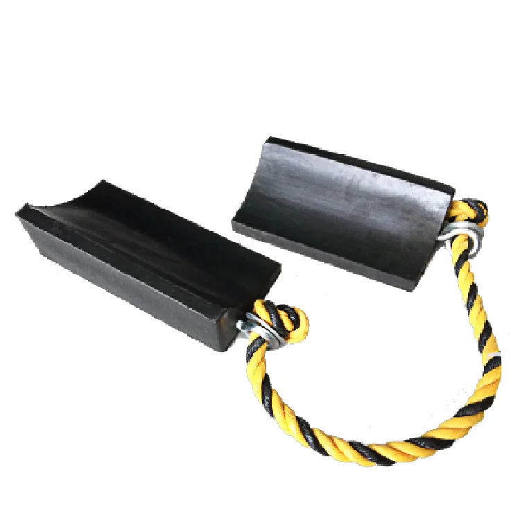 Prevent From Slipping Heavy Duty Rubber Wheel Chock For Aircraft/Helicopter/Airplane/Plane/RV with Multiple Colors
