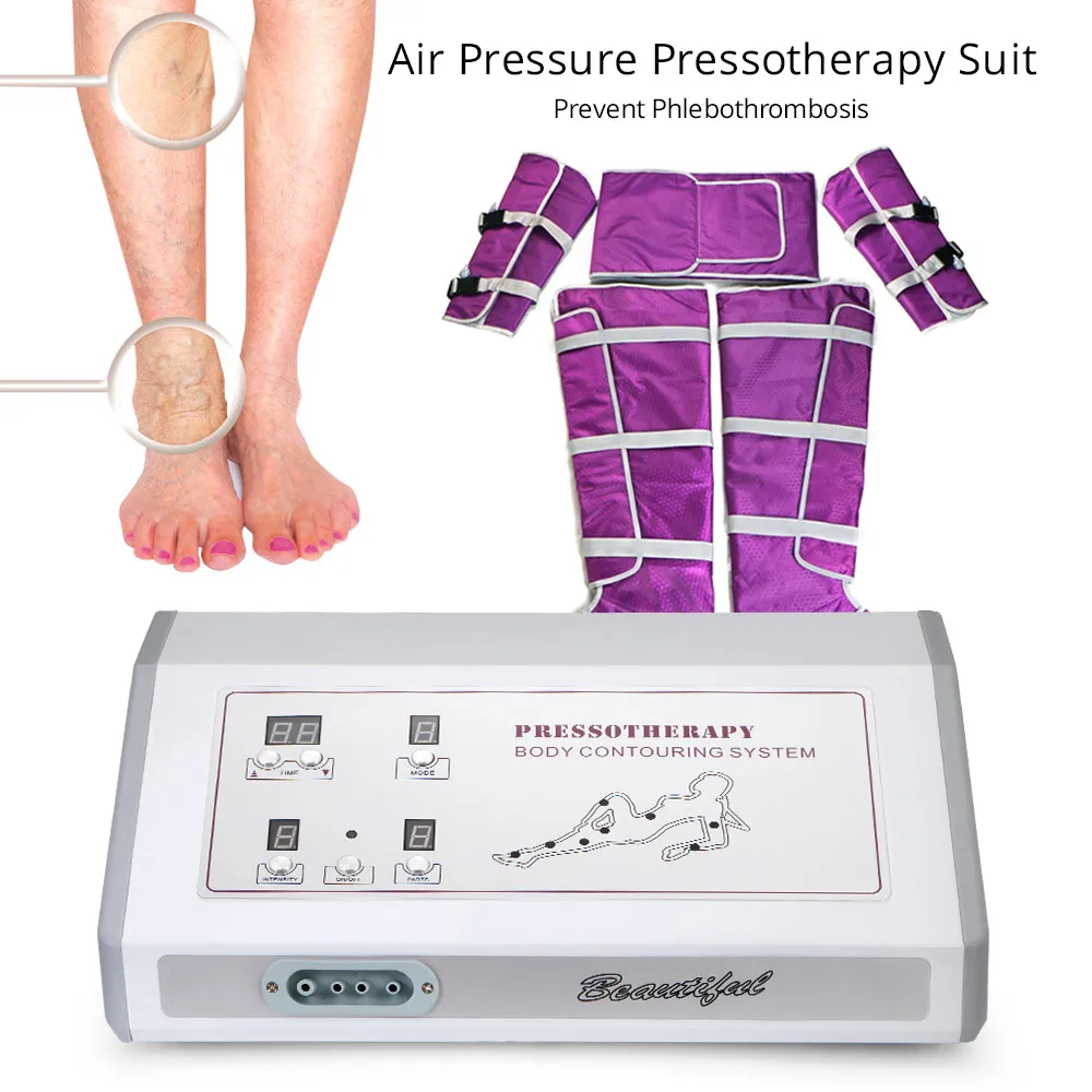New Air Pressure Massage Therapy Lymphatic Drainage Slimming Beauty Machine Pressotherapy Body Slimming Machine