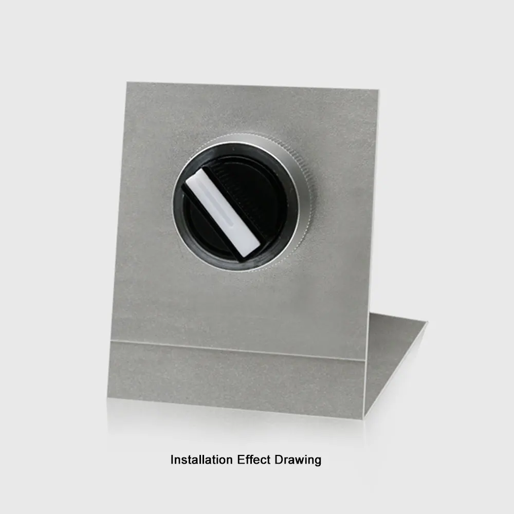 Rotary  black second gear third gear lay37 series 30mm  start stop plastic push button switch without led