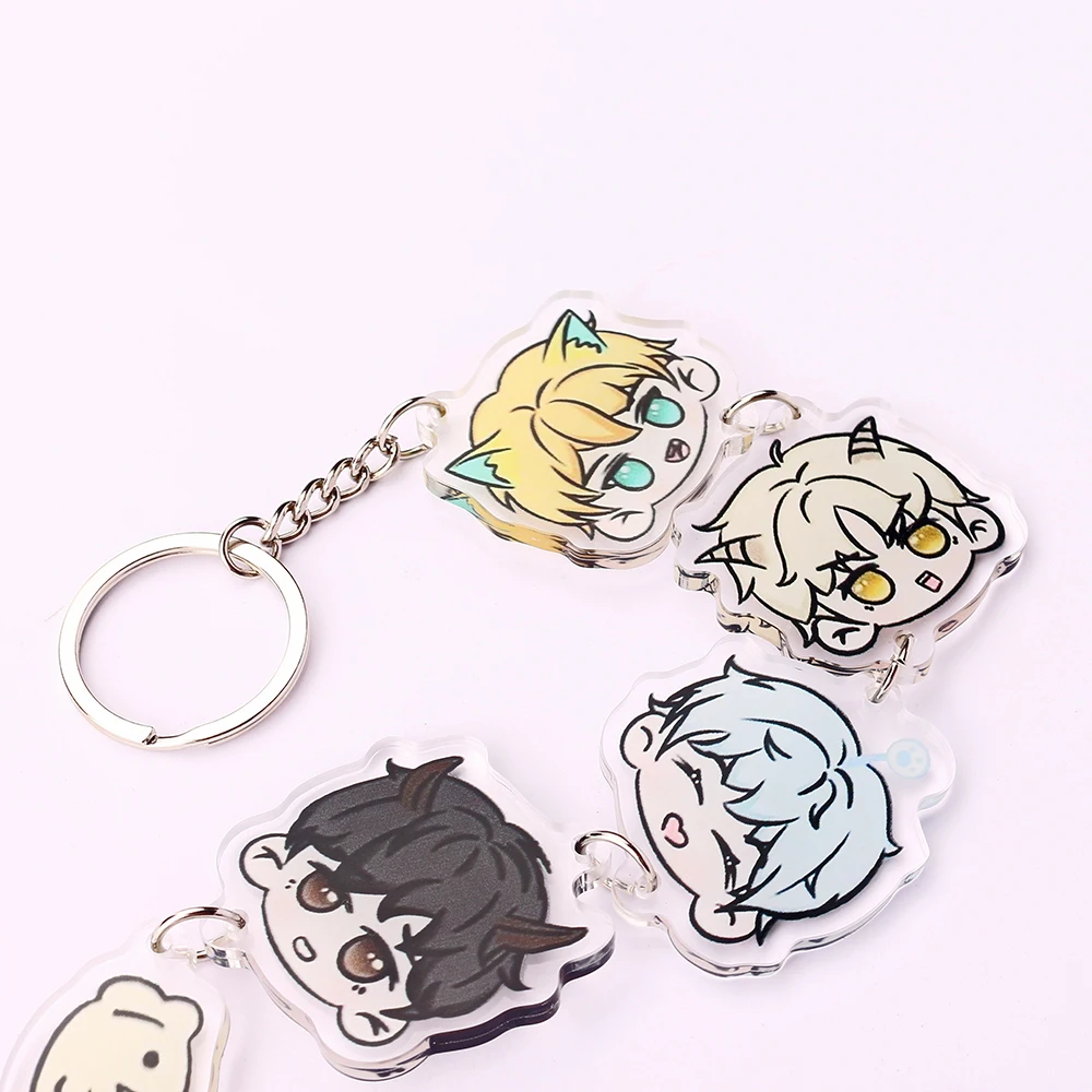 custom acrylic epoxy keychain UV printing custom clear acrylic keychain logo cartoon epoxy k custom acrylic keychain epoxy