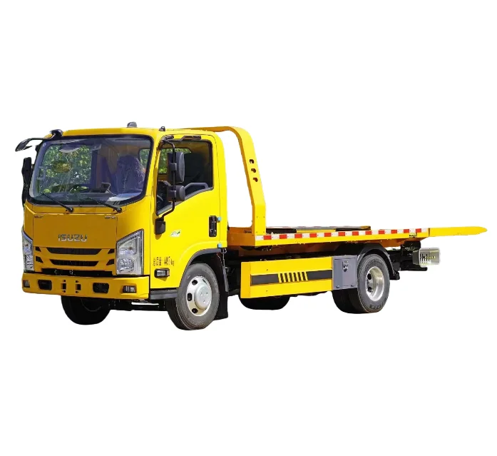 ISUZU ELF KV100 4x2 бортовой эвакуатор 4 тонны автомобильный аварийно-спасательный и для буксировки автомобилей