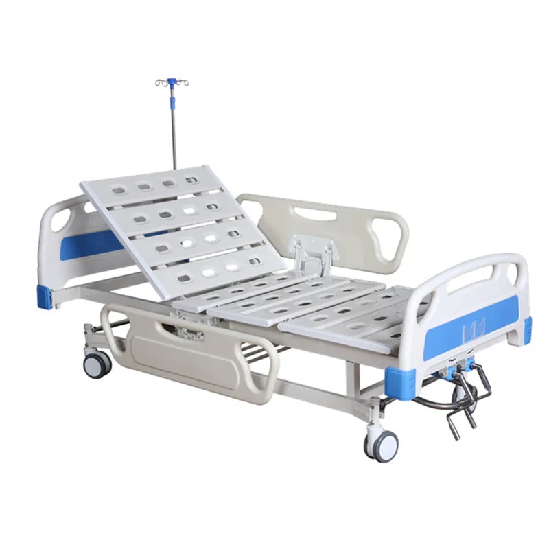 Manufacturer Supply Hospital Equipment 2 Function 2 Cranks Manual Nursing Patient Medical Hospital bed