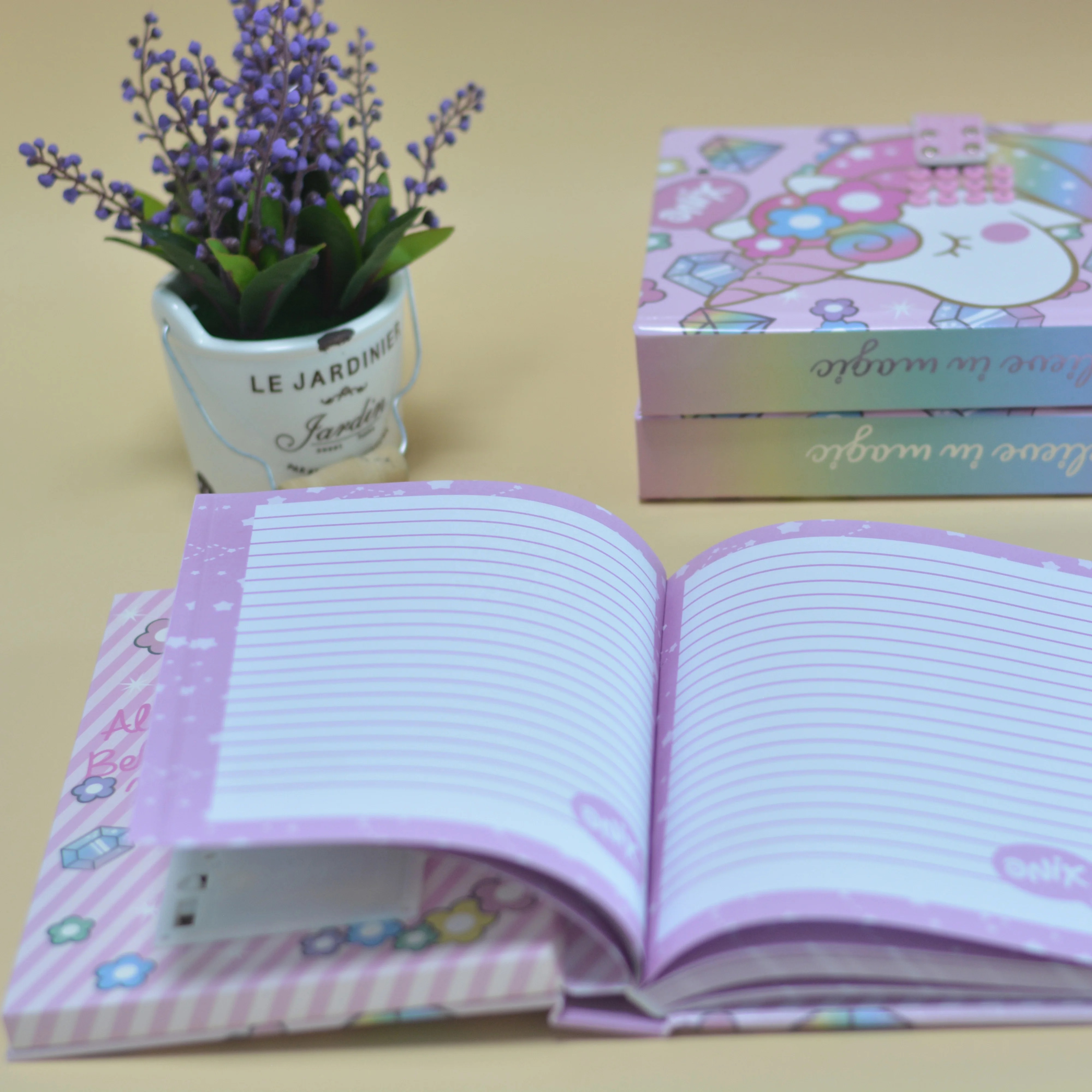 Shenzhen Factory Direct Selling Fashion Unicorn Secret Diary with Password