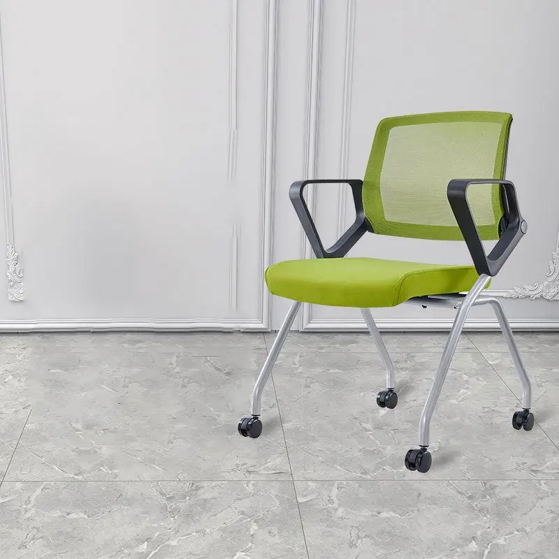 2024 Wholesale Mesh Swivel Revolving Office Cheap Guest Training With Writing Tablet Meeting Room Office Chair