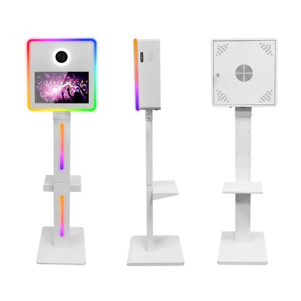 Vending machine selfie photo booth touch screen dslr photo booth mini pc mirror dslr photo booth shell with camera and printer