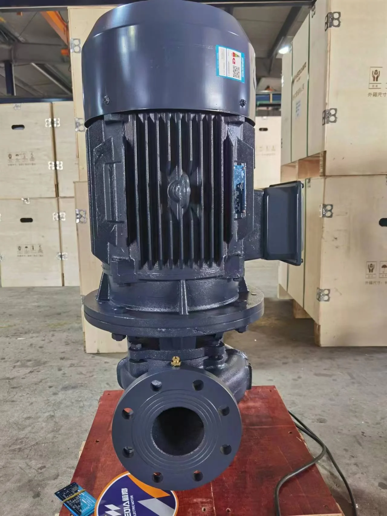 IRG vertical pipe line inline pumps for water circulating
