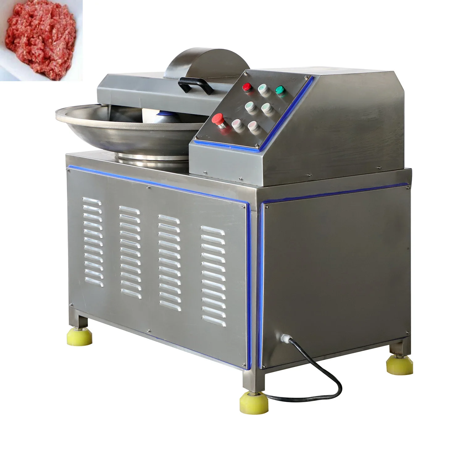 factory price electric big power commercial multi-function Meat Vegetable bowl cutter food chopper