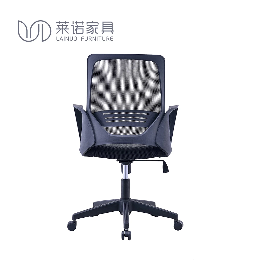 Новый стиль деловой персонал фиксированный подлокотник тканевый стул поворотный полностью сетчатый стул производители
