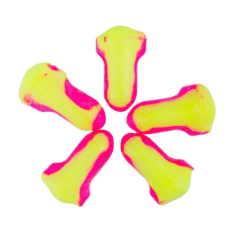 Bullet shape PU earplugs Anti-noise sound proof ear plugs ear plugs for sleeping noise reduction.