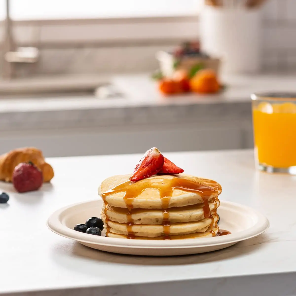 Customized Eco Friendly Disposable Biodegradable Sugarcane Bagasse Dinner Round 9 inch Dinner Plates