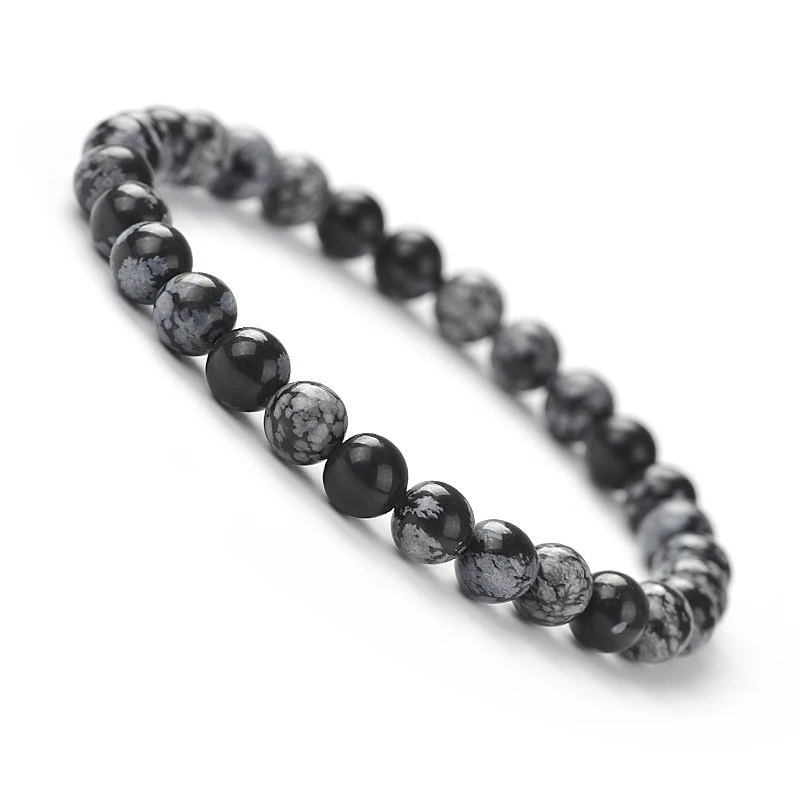 Cliobeads 6mm Small Stone Beads Bracelet Green Aventurine Moonstone Crystal Bead Bracelet Healing Crystal Bracelet