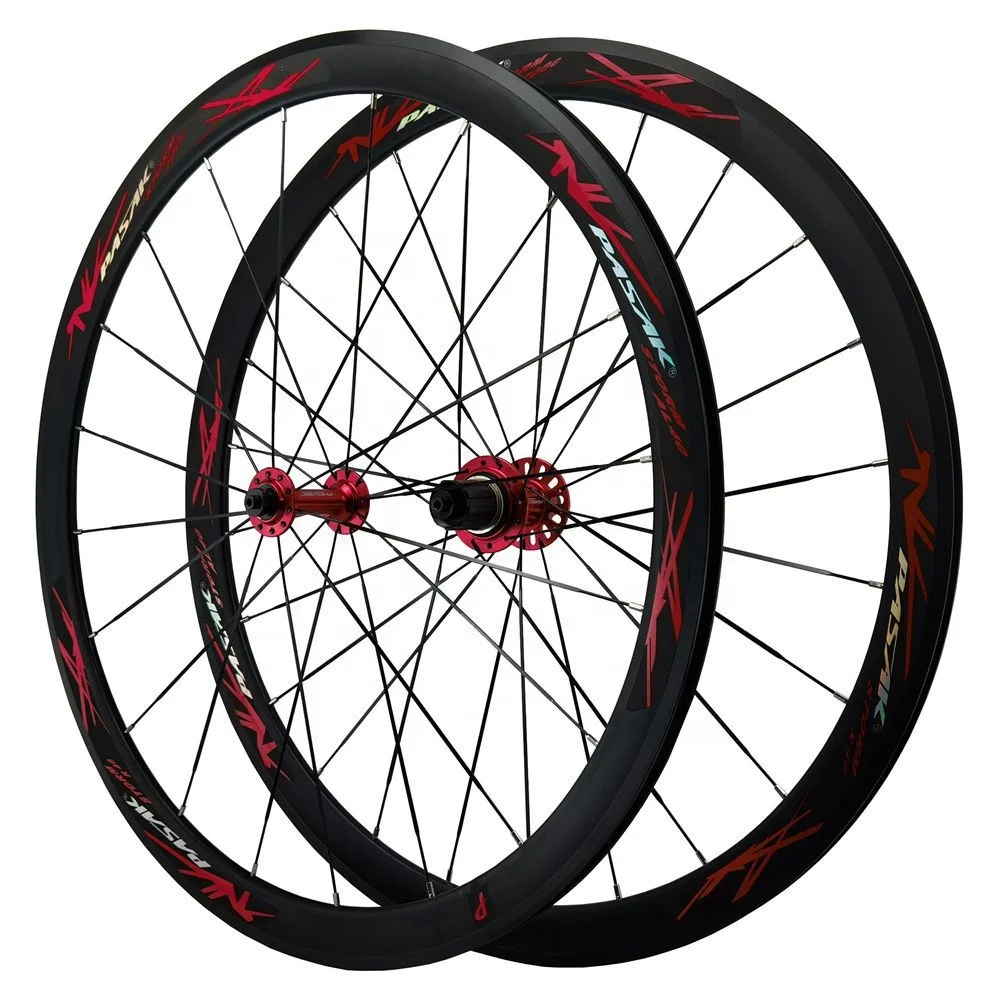 700C Road Bike Wheels 40m Aluminum Alloy Rim C/V Brake HG 11 Speed Wheels for Road Bike
