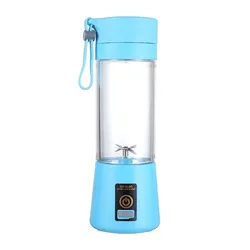 Portable Automatic orange Juicer Machine High Speed 6 Blade Mini travel blender Rechargeable Electric Fruit hand shaking blender