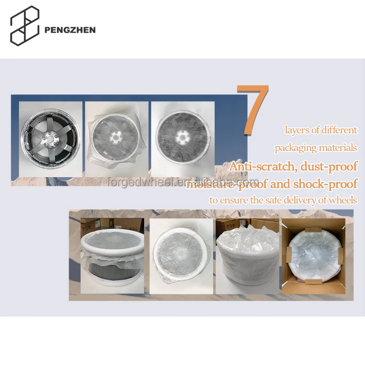 Pengzhen 18 19 20 inch 5 Holes Deep Dish Five Spokes Star Wheels Customer Passenger  Silver Rims for Mercedes benz