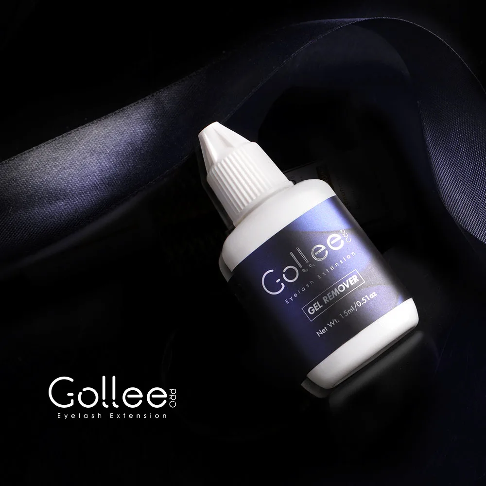 Gollee Japan Individual Vegan Type Adhesive Protein Liquid Gel Private Label Eyelash Extension Remover Glue Eyelash Remover