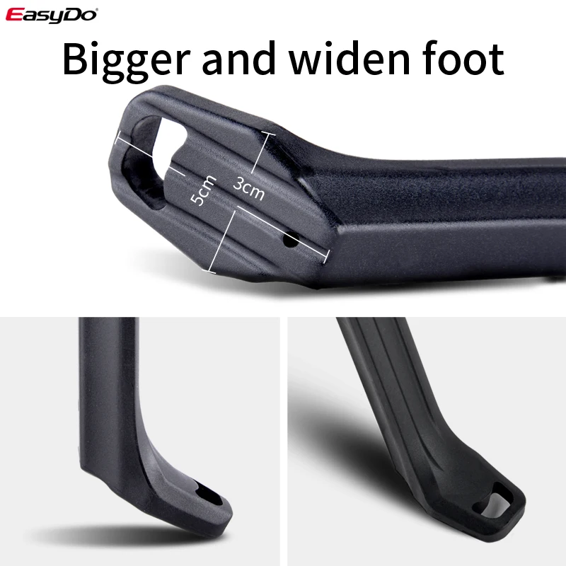 EasyDo KA59 Aluminum Alloy Mtb Road Bike Kick Stand Bicycle Side Stand