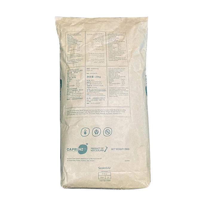 Manufacturer Wholesale Flavoured Full Cream Grass Feed 100% 25kg Bag New Zealand Natrual Pure Goat Millk Powder