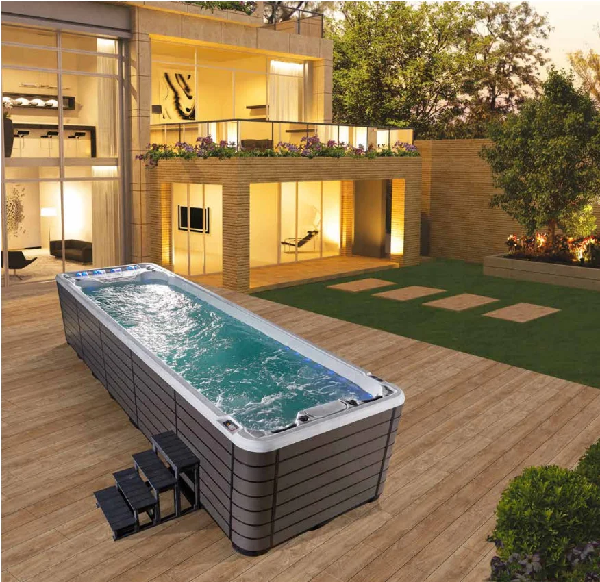 BG-6623 Bestway Endless Piscine Swimming Whirlpool with Sex Massage Counter flows Swim Spa Pool