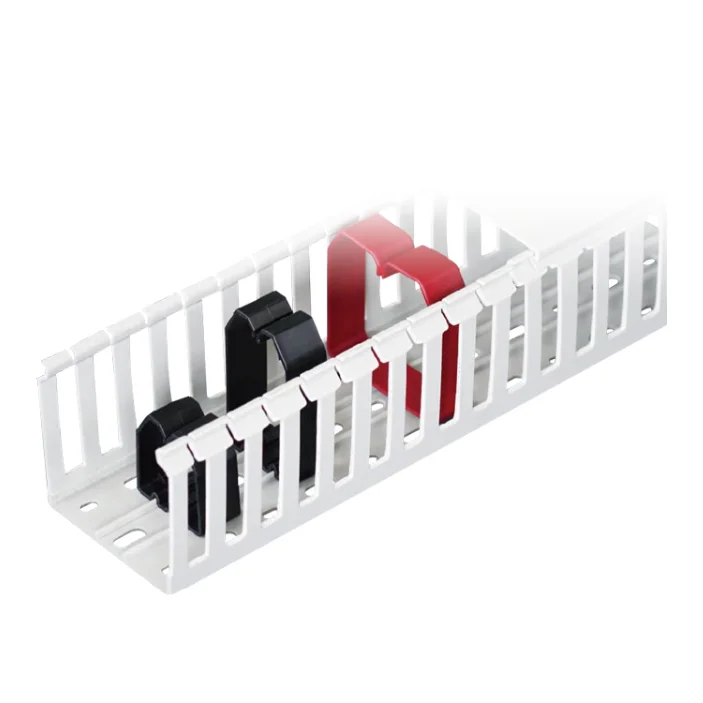 UL Approved  Electrical Low Smoke Halogen Free Wring Groove Trunking Wire Duct