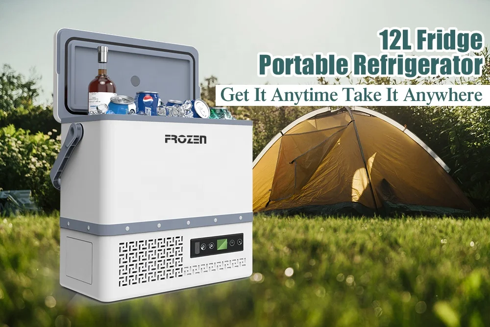 12 Volt Refrigerator Car Portable Refrigerator Single Zone Dual System Electric Cooler Fridge Camping Freezer