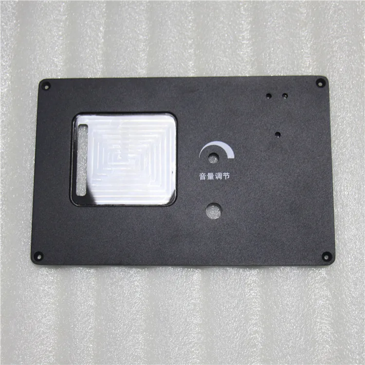 Sheet Metal Stamping Aluminum Alloy broadcast control box mounting plate for Subway Train TV
