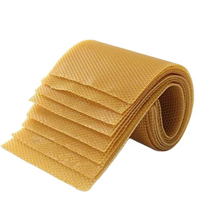Pure Natural Honey Comb Beeswax Sheets White Beeswax Foundation Sheet