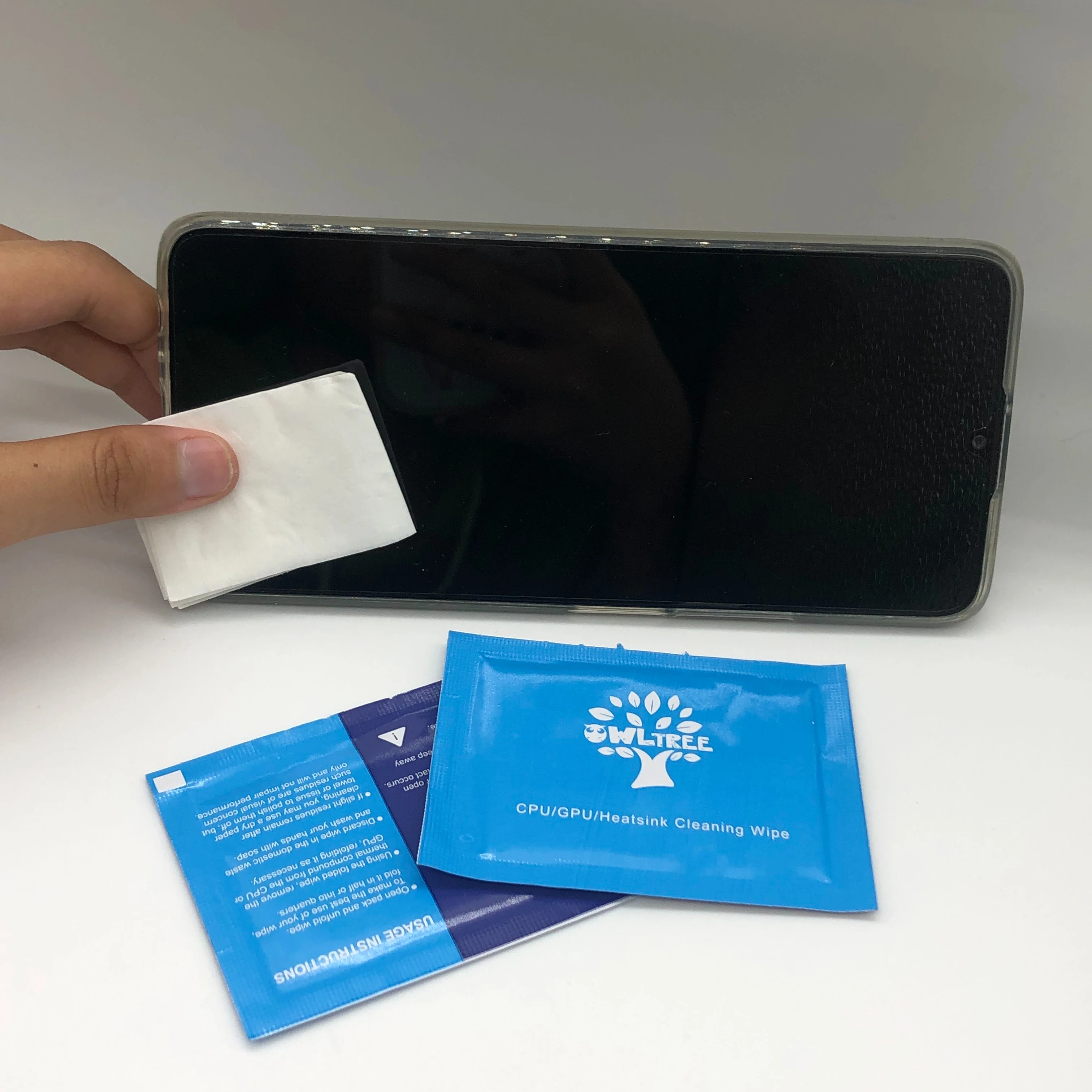 Individually Packaged Care Touch Screen/ Lens Wipe Custom Logo Disposable Computer Cleaning Wipes