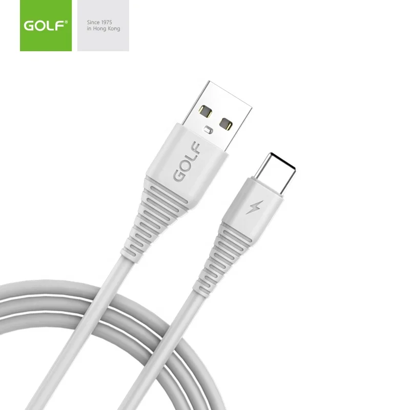 Гольф быстрой зарядки 2.4A летучей рыбы Quick Charge ПВХ сплав Тип C Micro IPX USB кабеля для передачи данных для мобильного телефона