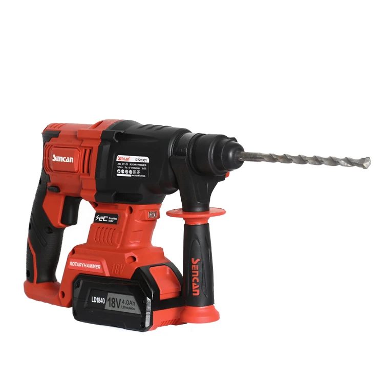 SENCAN Rechargeable Li-ion battery cordless power tools Electric Rotary Hammer drill