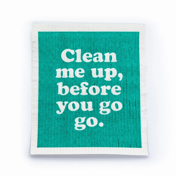 Cellulose dish washing scouring pad sponge kitchen scrub dish cloth