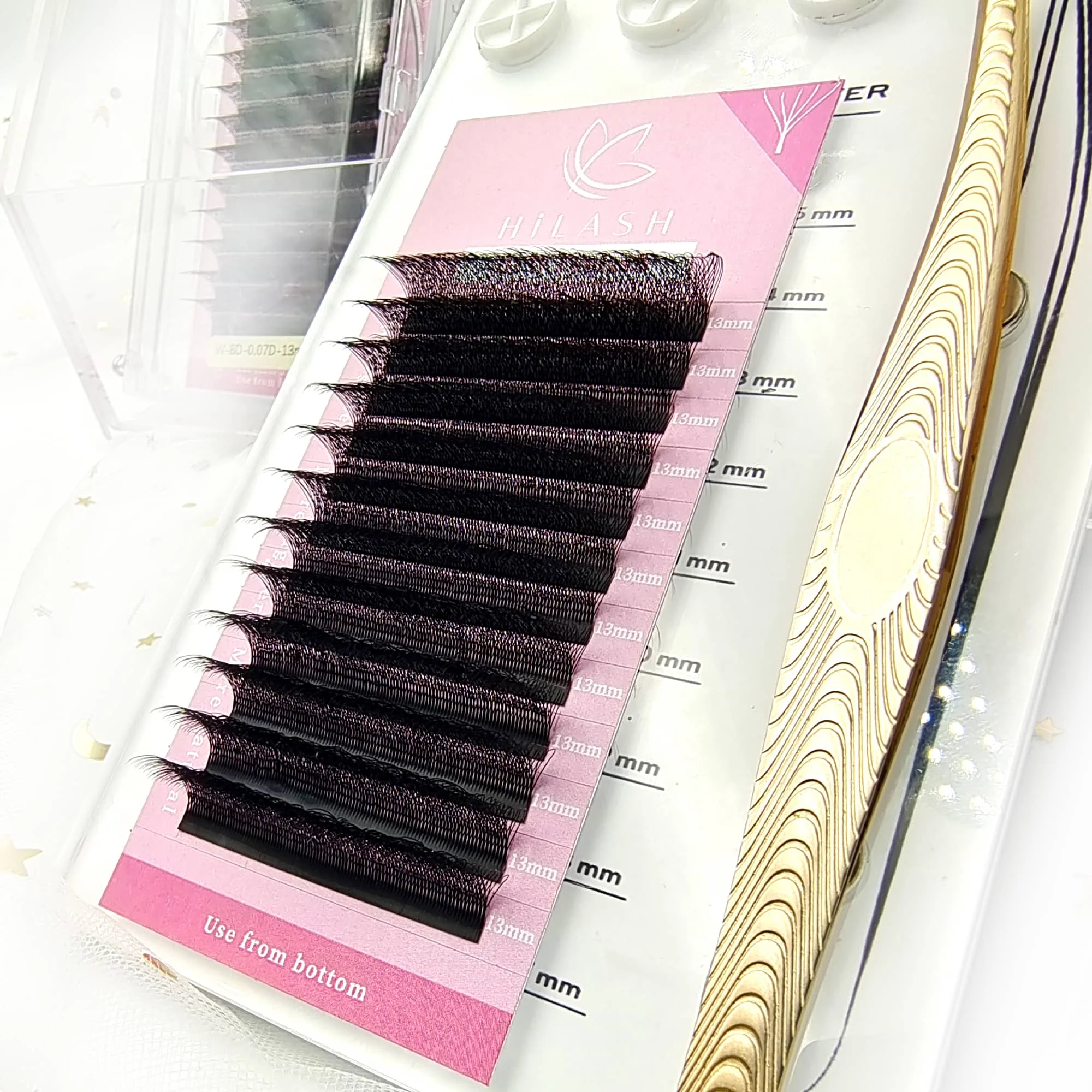 Wholesale Customization YY W Shape Lash Extension Mesh Cilios Hand-woven Clover 05 07 C D L Lash De Pestaas Cilia YY Lash