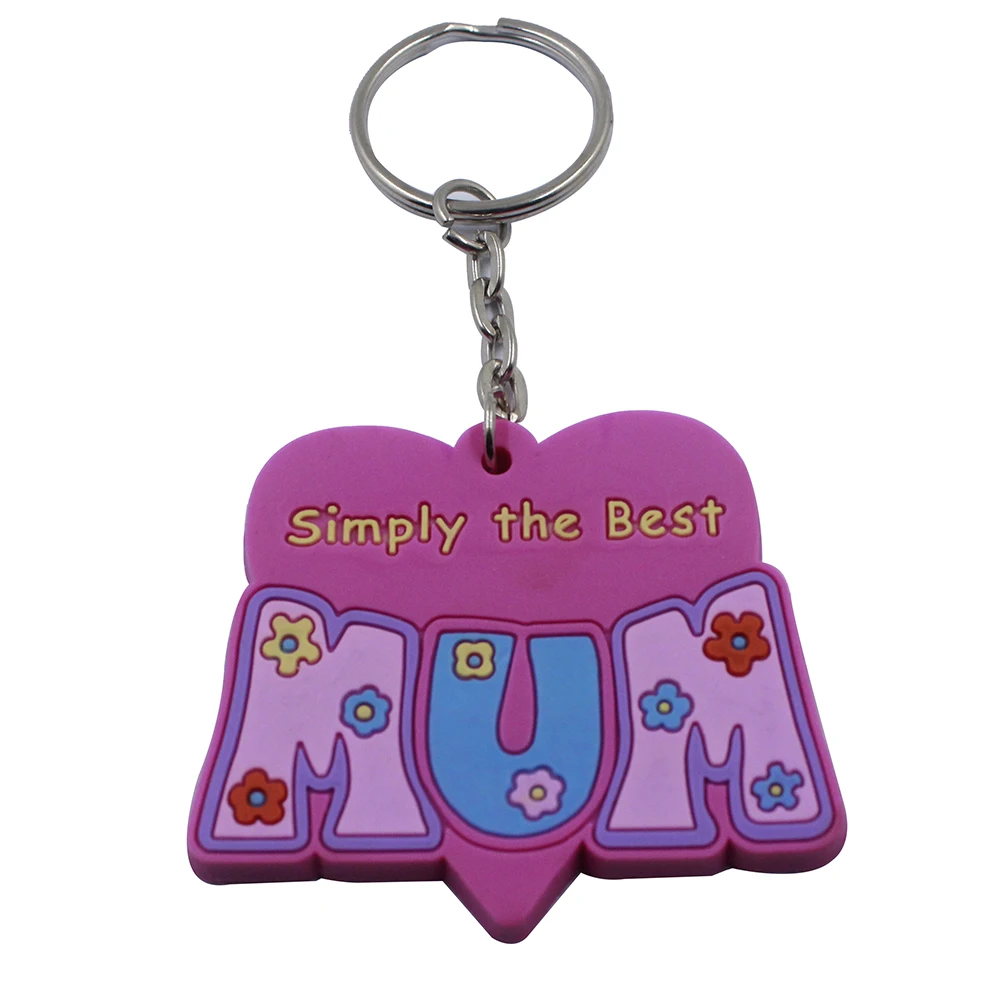 Direct sales of custom multi-color leather key chains with laser logo