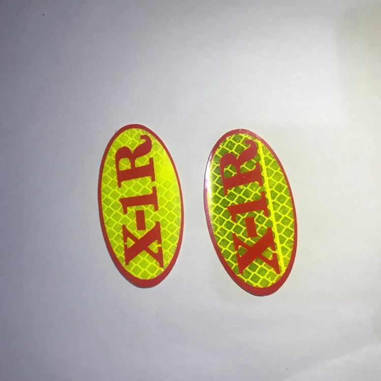 Reflective Motorcycle Sticker Design Logo