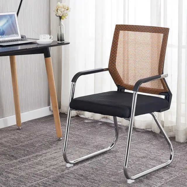 Mesh Chair For Office No Wheel Fixed Base Conference Meeting Room Visitor Chair Office Chair Armrest
