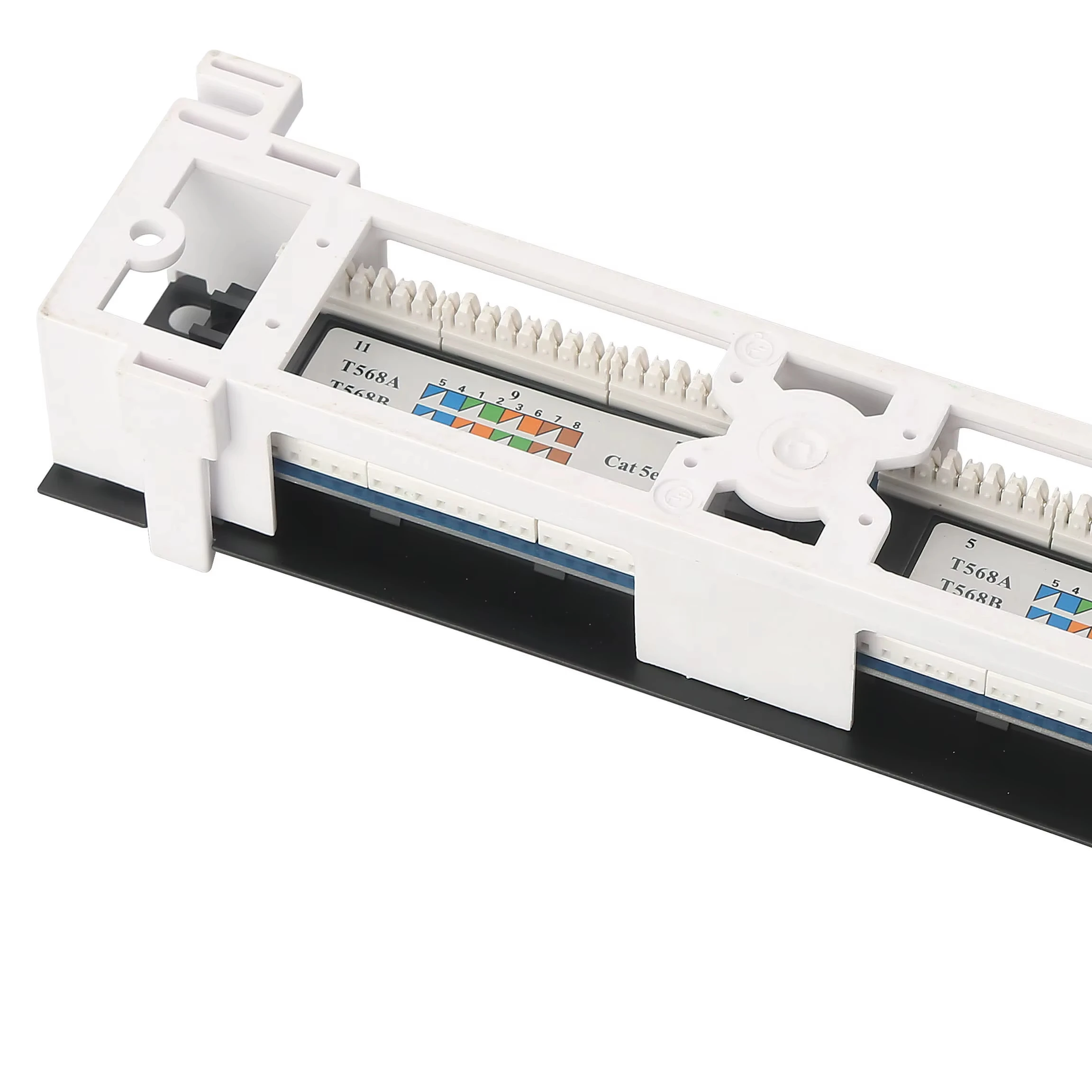 Патч-панель Cat5E UTP 12 портов патч-панель с белой этикеткой