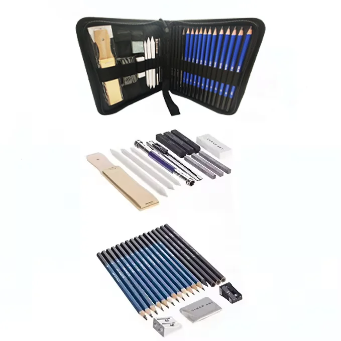 Professional 30 Pieces Art Craft Painting Set Sketching Drawing Set For Kids