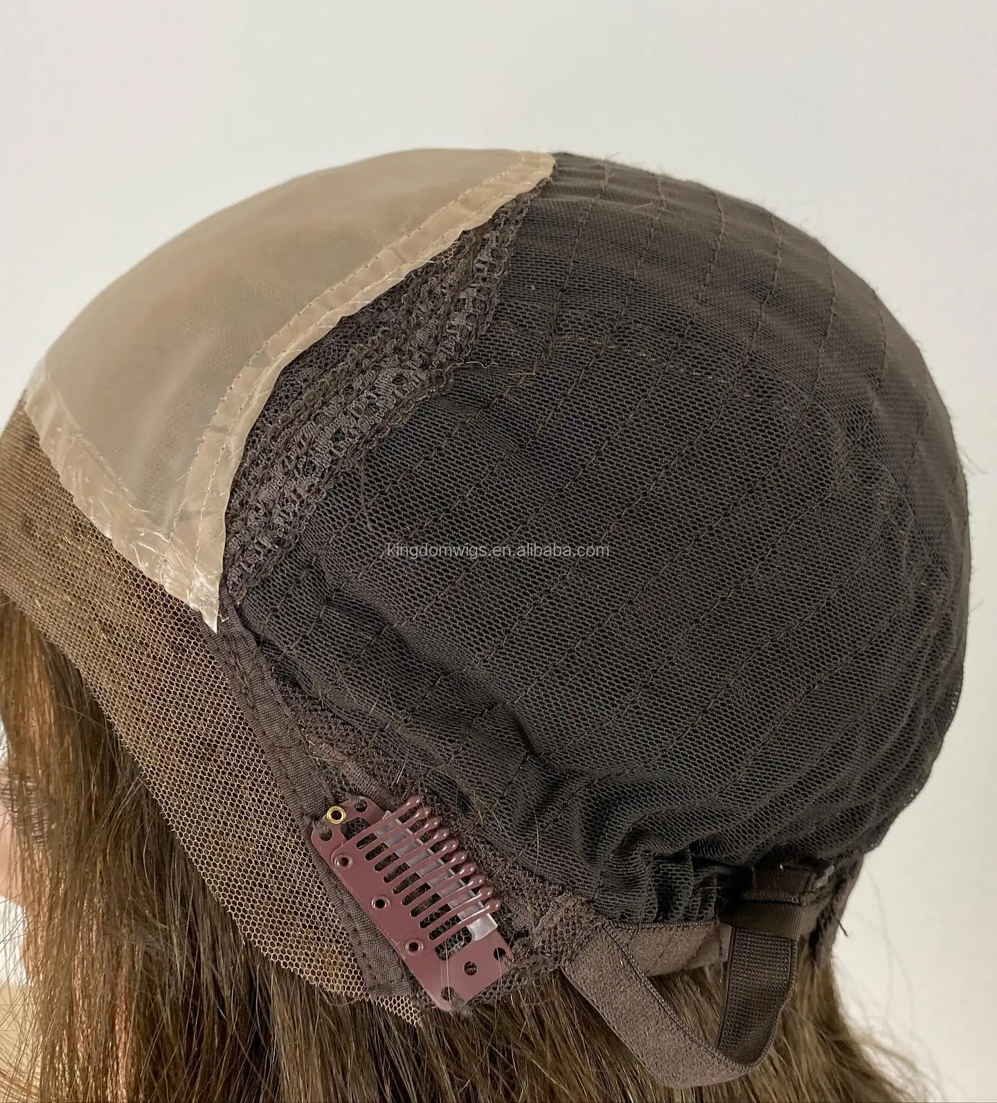 Cool Platinum Highlight Blonde European Hair Lace Top Jewish Wig Single Knot Hand Tied Lace Front Wig For Women Hair Loss