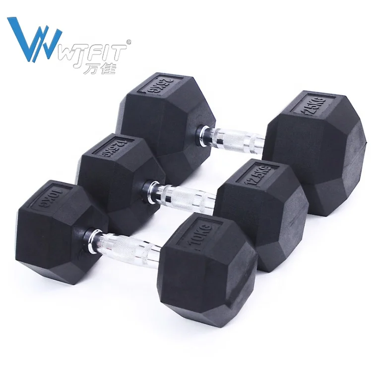 
High Quality Commercial Dumbbell Weights Gym Lifting Rubber Dumbbells Set Fitness Equipment Buy Online 