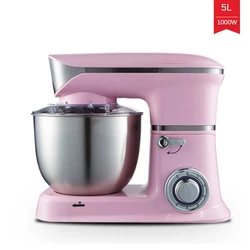 Ready to Ship 5L Household Electric Cake Baking Bread Dough Stand Mixer Automatic Chopper Meat Grinder Egg Beater