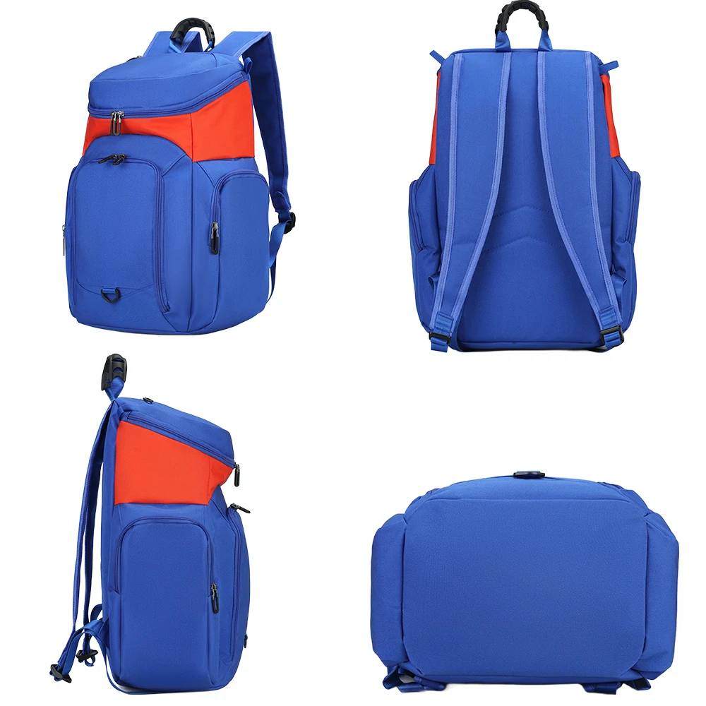 Custom Team Pattern Backpack Bag Printing Number Waterproof Travel Gym Basketball Football Sport Backpack