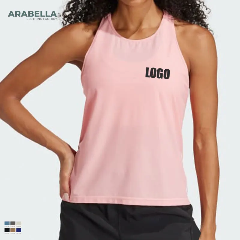 Arabella 2024 Custom Logo Four-Way Stretch for Fitness Sublimation Workout Racerback Tank Tops for Women