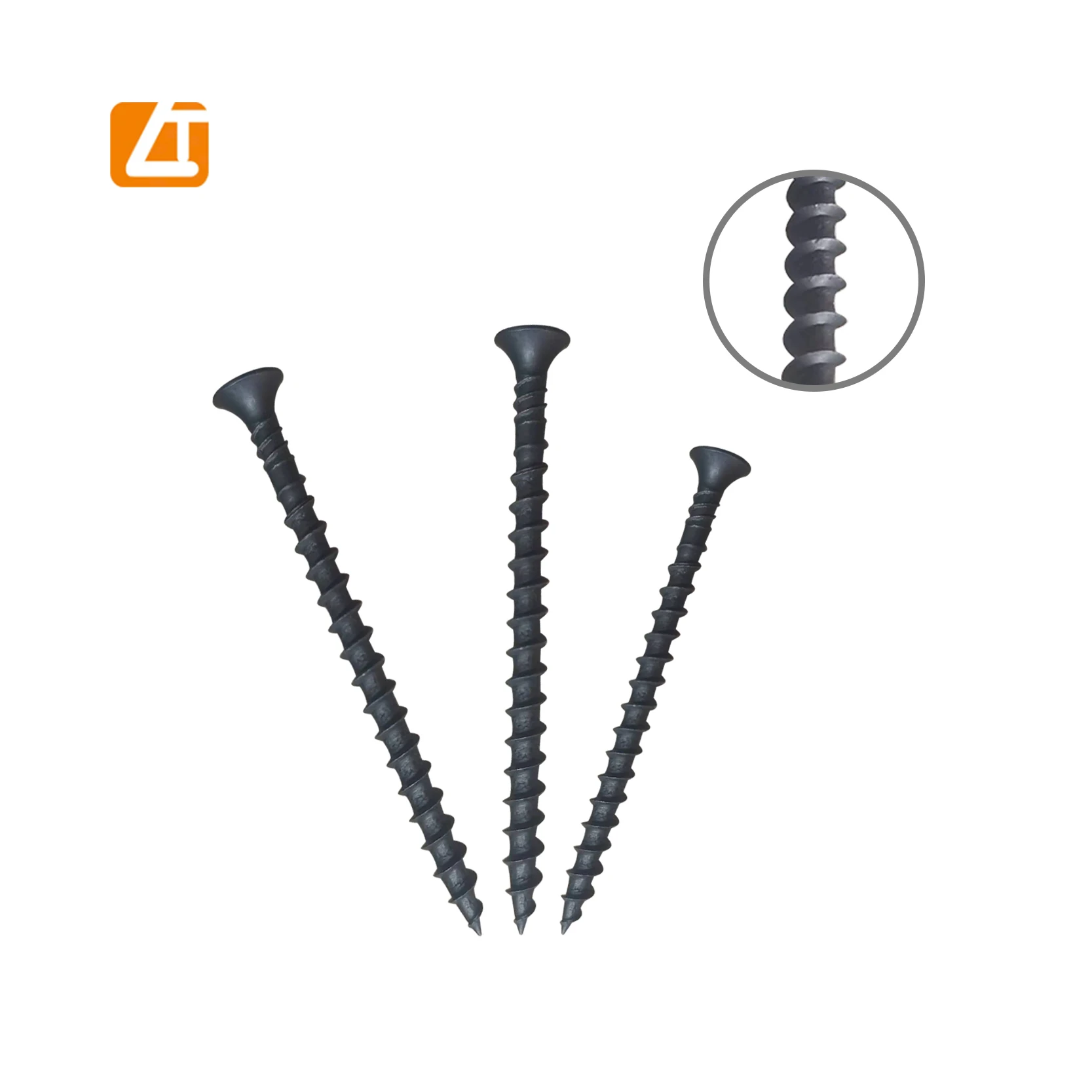 Promotion black phosphated plastic strip self tapping collated drywall screws