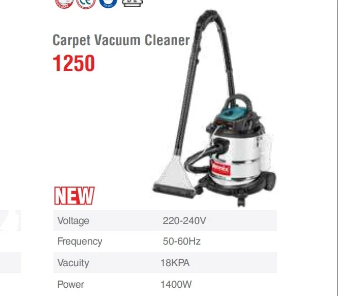 Ronix Hot Sale 1250 Floor Brushing Machine Carpet Cleaning Machine for Cleaning Sofa Classic Dry Vacuum Cleaner