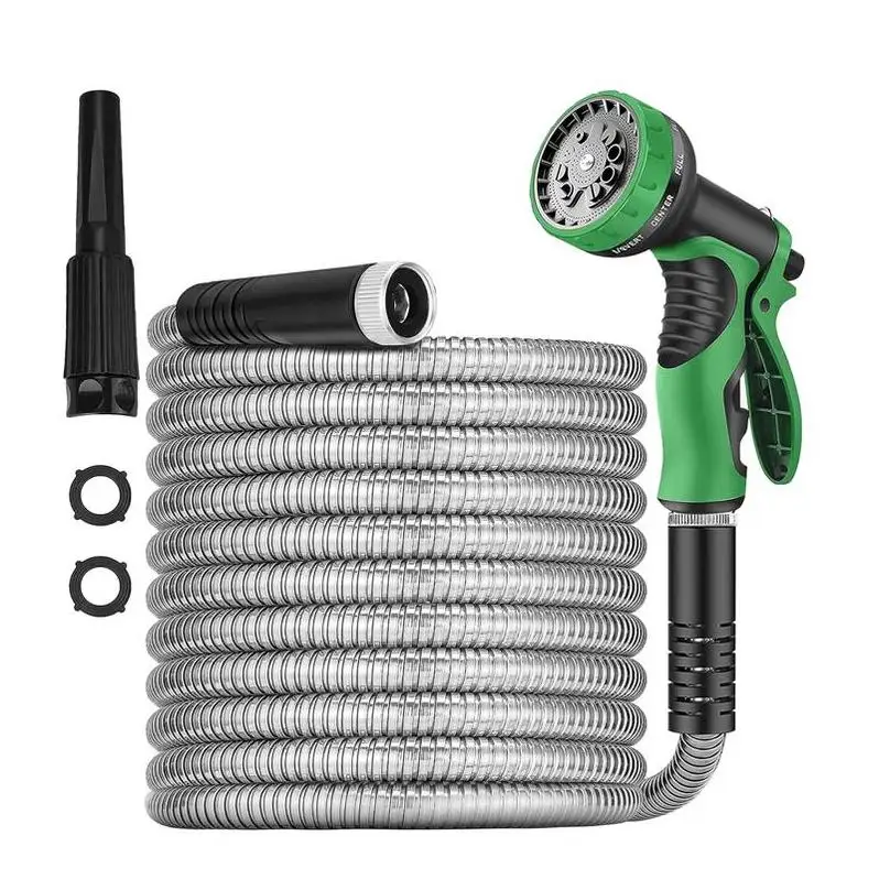 Garden Hoses Water tuyau pvc High Pressure Hose Pipe Irrigation Suction Watering Plastic Reel Rubber Retractable Water Hose